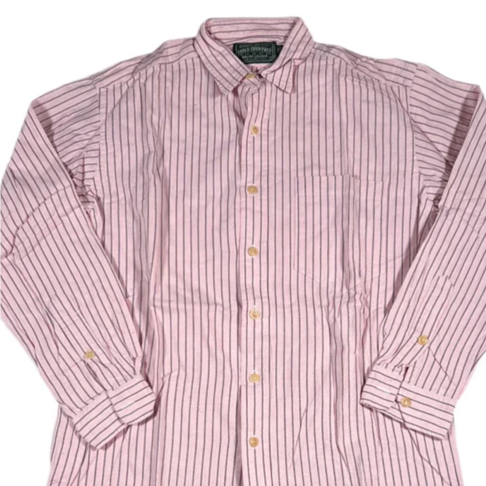Polo Ralph Lauren Red and White Striped Shirt